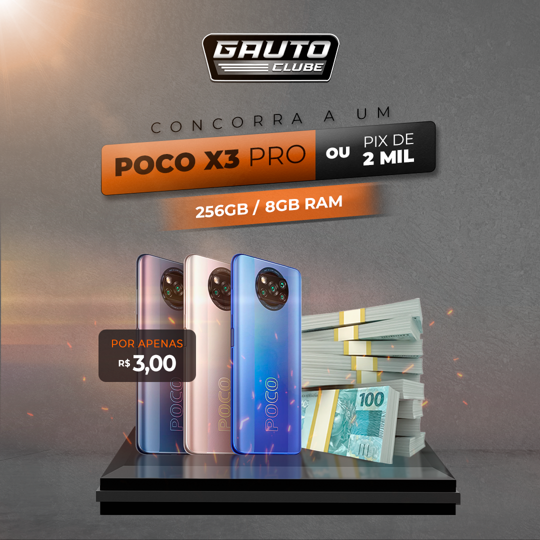 POCO X3 PRO OU 2 MIL NO PIX - MELHOR CELULAR